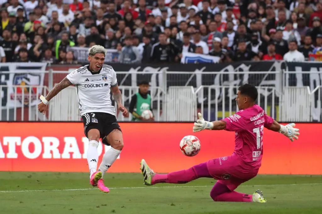 Carlos Palacios, en Colo Colo. (Getty)