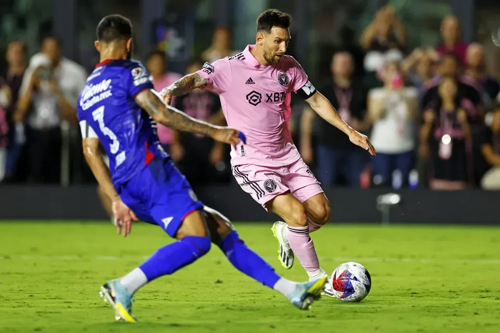 Messi en su primera vez por Inter Miami. Foto: Getty Images