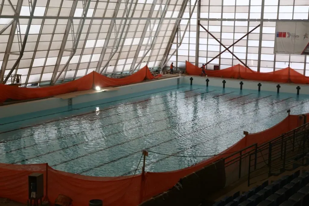 Ya se llena una piscina para Santiago 2023.