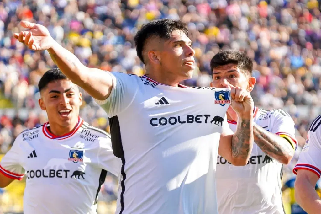 Carlos Palacios marcó el empate parcial de Colo Colo ante Everton (Guille Salazar/RedGol)