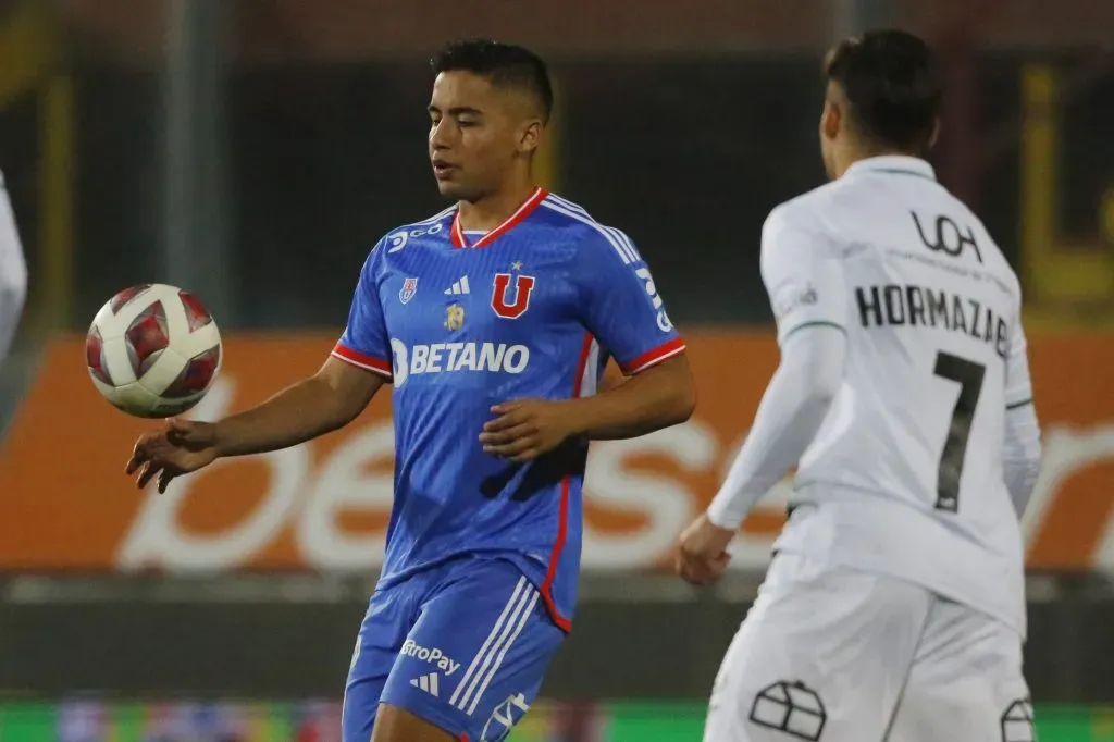 Nicolás Guerra fue expulsado por insultar al árbitro. Foto: Photosport.