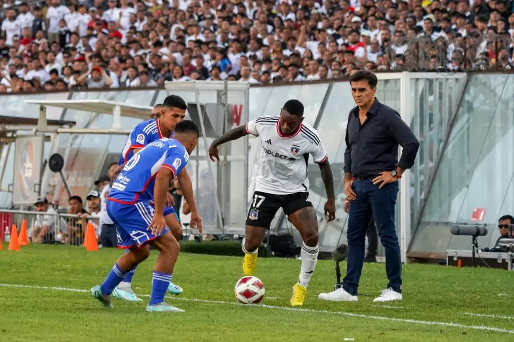 Gustavo Quinteros en el último Superclásico (Photosport)