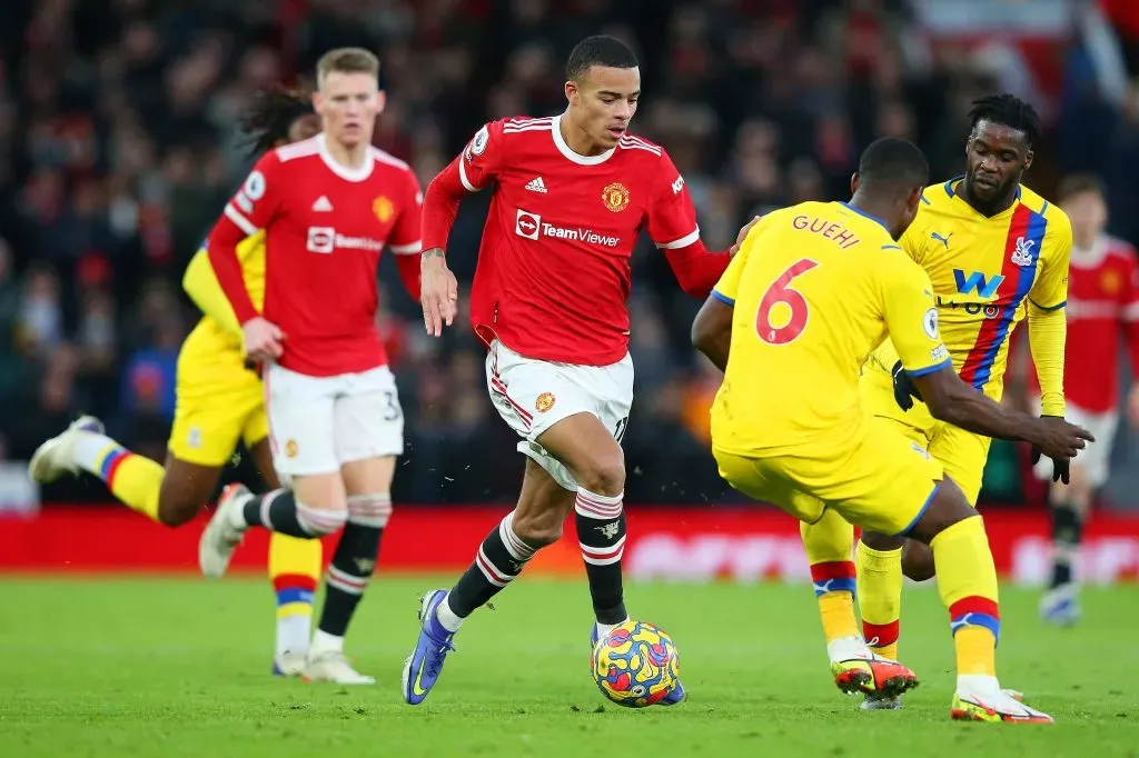 Mason Greenwood jugó entre 2018 y 2022 un total de 129 partidos con el Manchester United. | Foto: Getty Images.