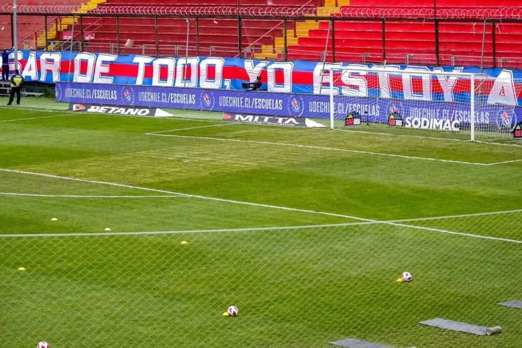 Así estaba Santa Laura para el Superclásico (Guille Salazar)