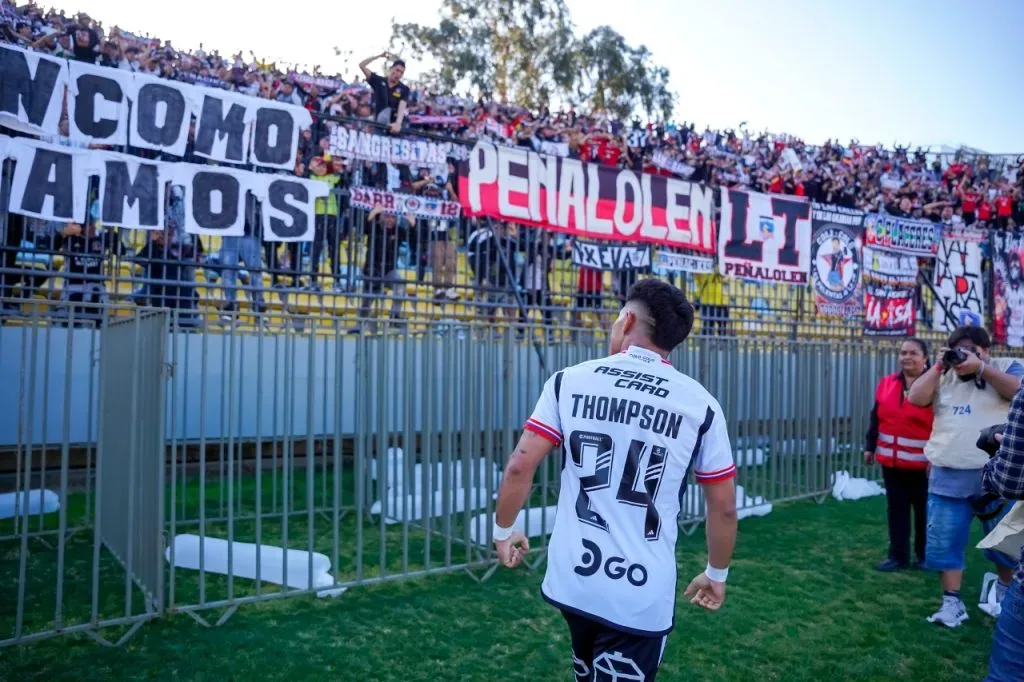 Jordhy Thompson anotó su último gol con Colo Colo ante Everton (Guille Salazar)