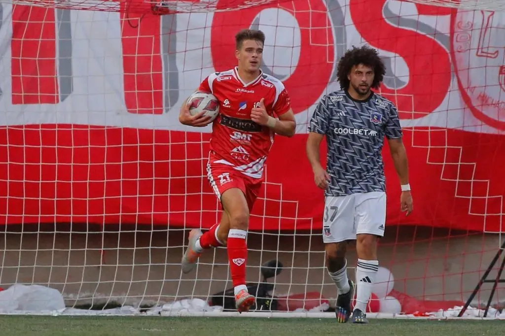 Manuel López le anotó con Copiapó a Colo Colo en la primera rueda (Photosport)