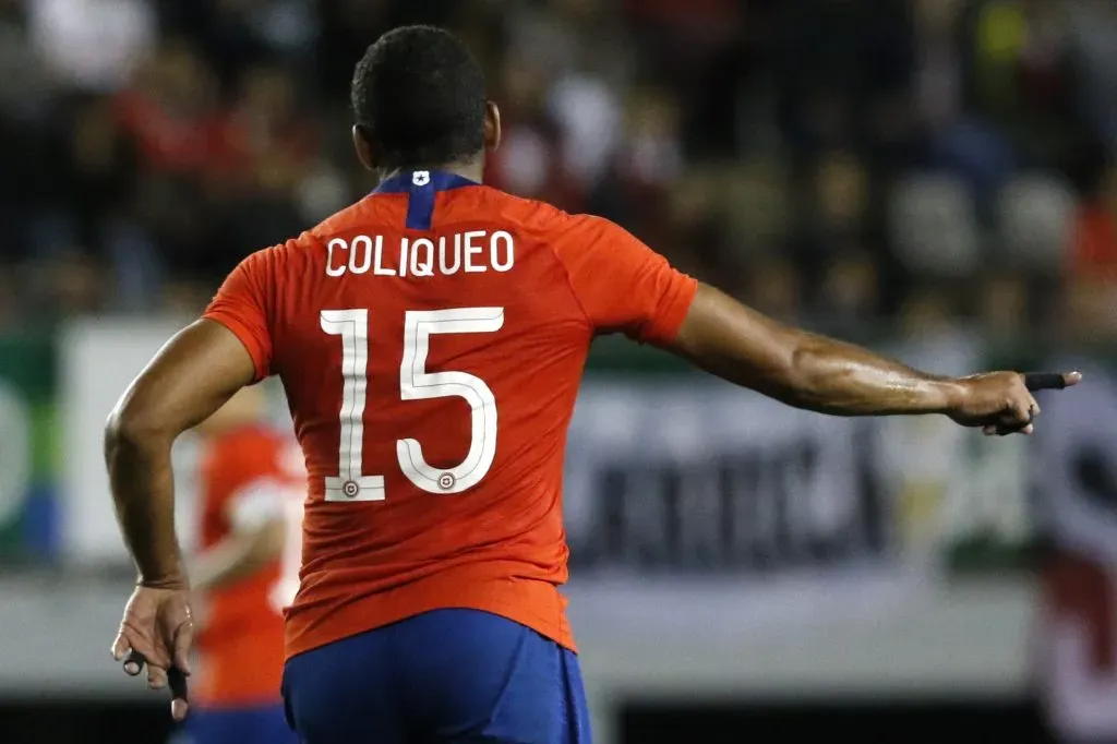 Jean Beausejour en un amistoso de Chile ante Honduras jugado en 2018. (Ramon Monroy/Photosport).