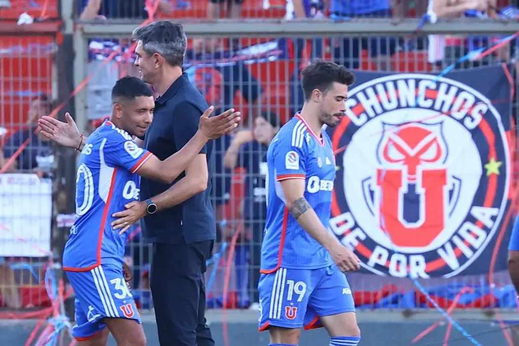 Mauricio Pellegrino logró estar por un año calendario completo dirigiendo a Universidad de Chile. Esto no sucedía de el 2017 con Ángel Guillermo Hoyos. | Foto: Photosport.