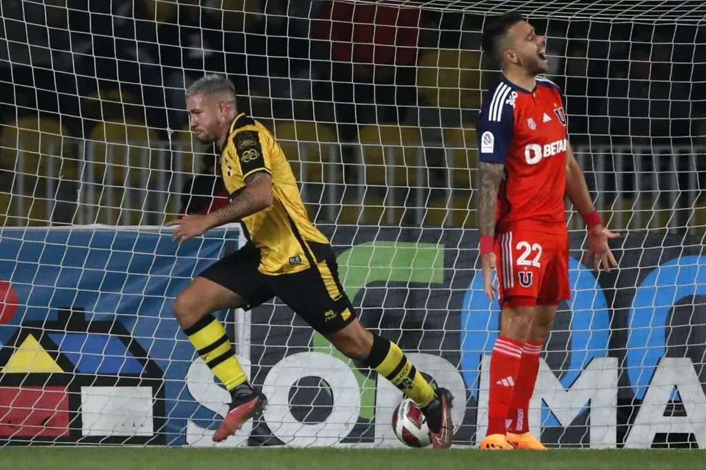 Rodrigo Holgado marcó 16 goles en el Campeonato Nacional. Foto: Andres Pina/Photosport