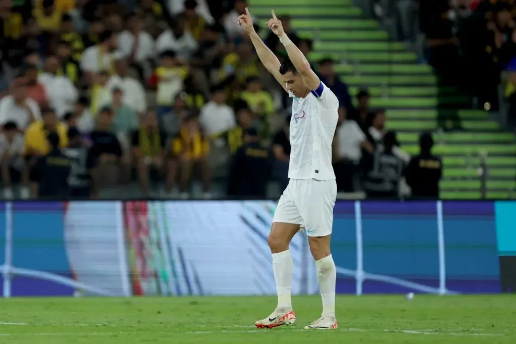 Cristiano Ronaldo, el máximo anotador del mundo en 2023 (Getty Images)