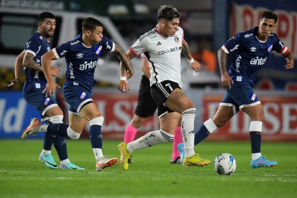 Carlos Palacios, principal figura ofensiva de Colo Colo ante Nacional (Photosport)