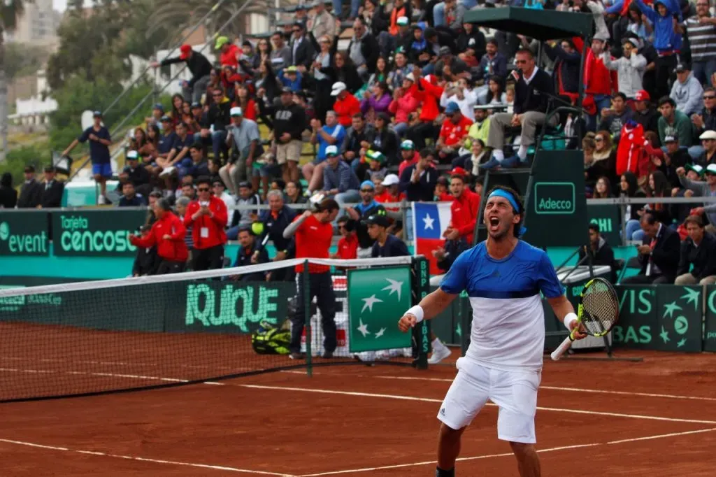 Gonzalo Lama fue clave en tiempos difíciles de Chile en Copa Davis (Photosport)