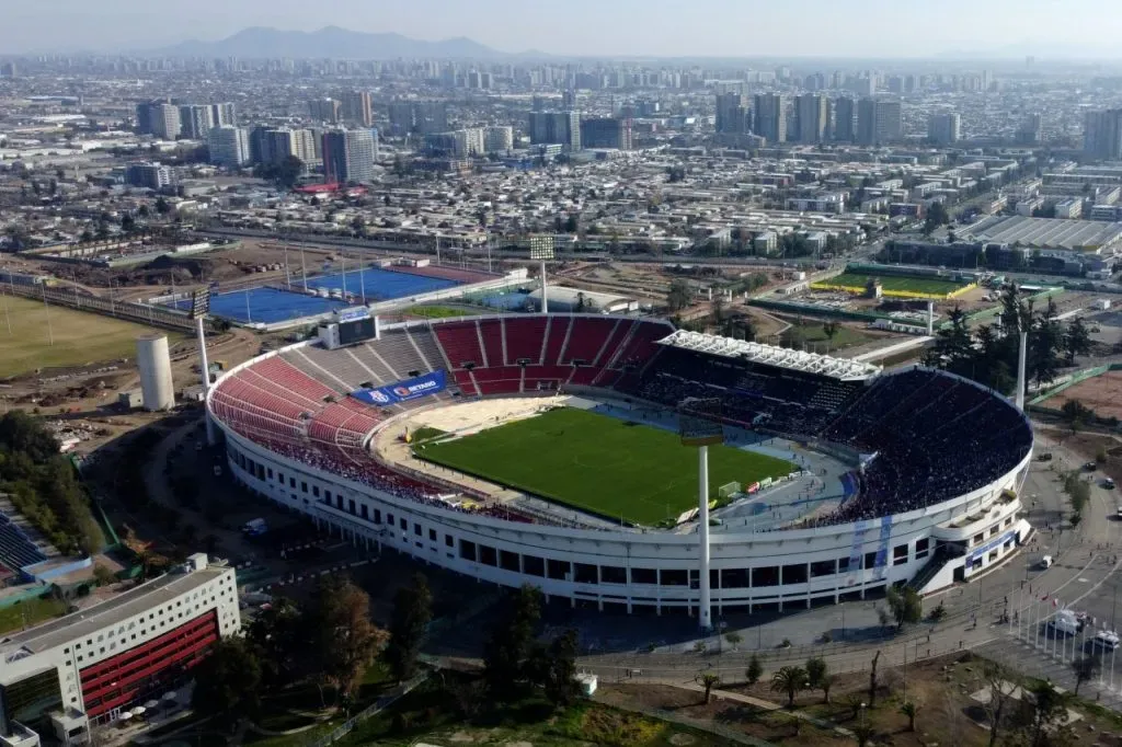 Así lucía el Estadio Nacional en su último partido de fútbol, en agosto de 2022 (Photosport)