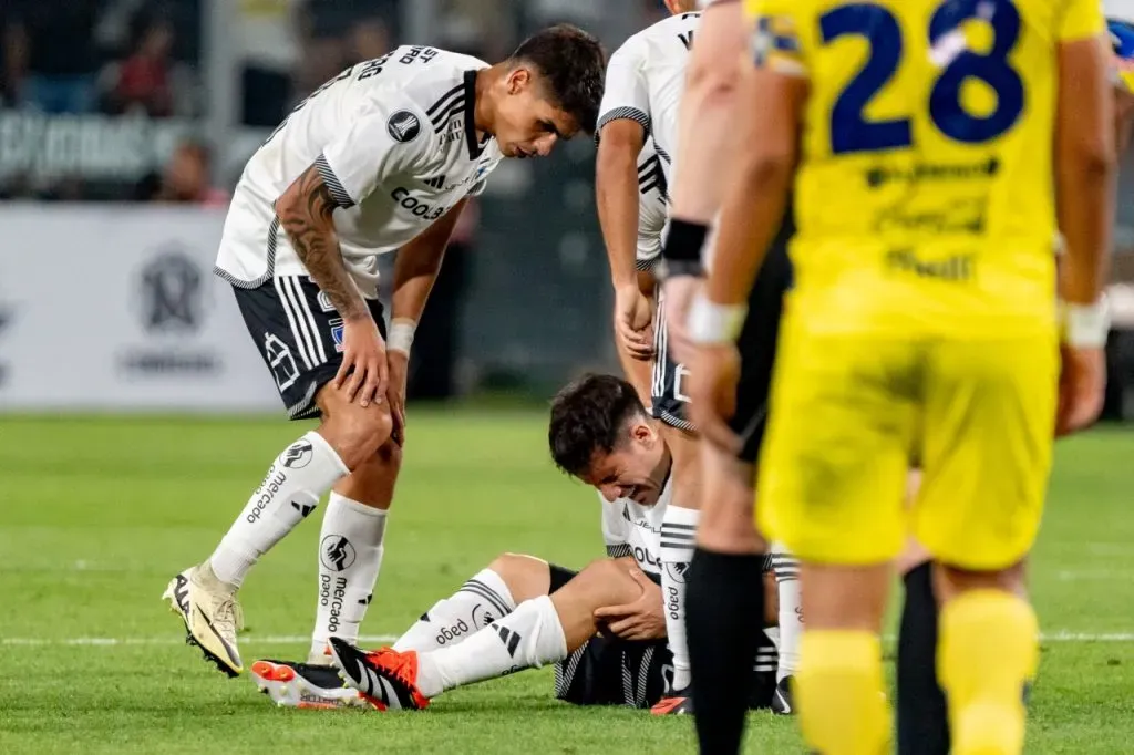 El momento en que César Fuentes sufre grave lesión en Colo Colo (Guille Salazar)