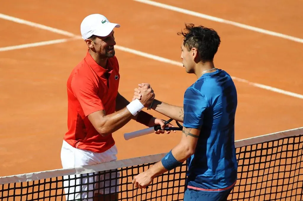 Tabilo superó a Djokovic en Roma. Foto: Imago