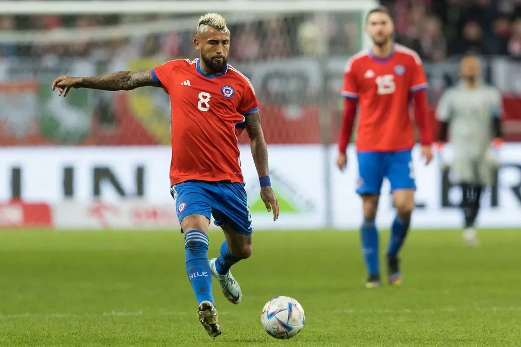 Arturo Vidal espera entrar en la nómina de Chile para Copa América y se toma con calma su ausencia ante Paraguay. Foto: Photosport.