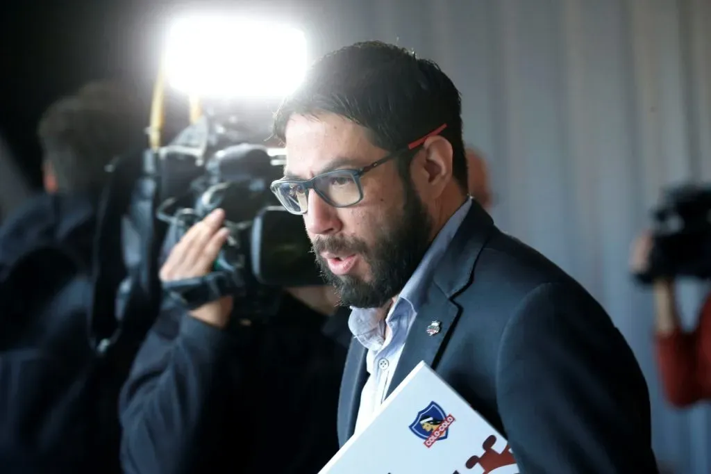 Matías Camacho, presidente del CSD Colo Colo y miembro del directorio de Blanco y Negro (Photosport)