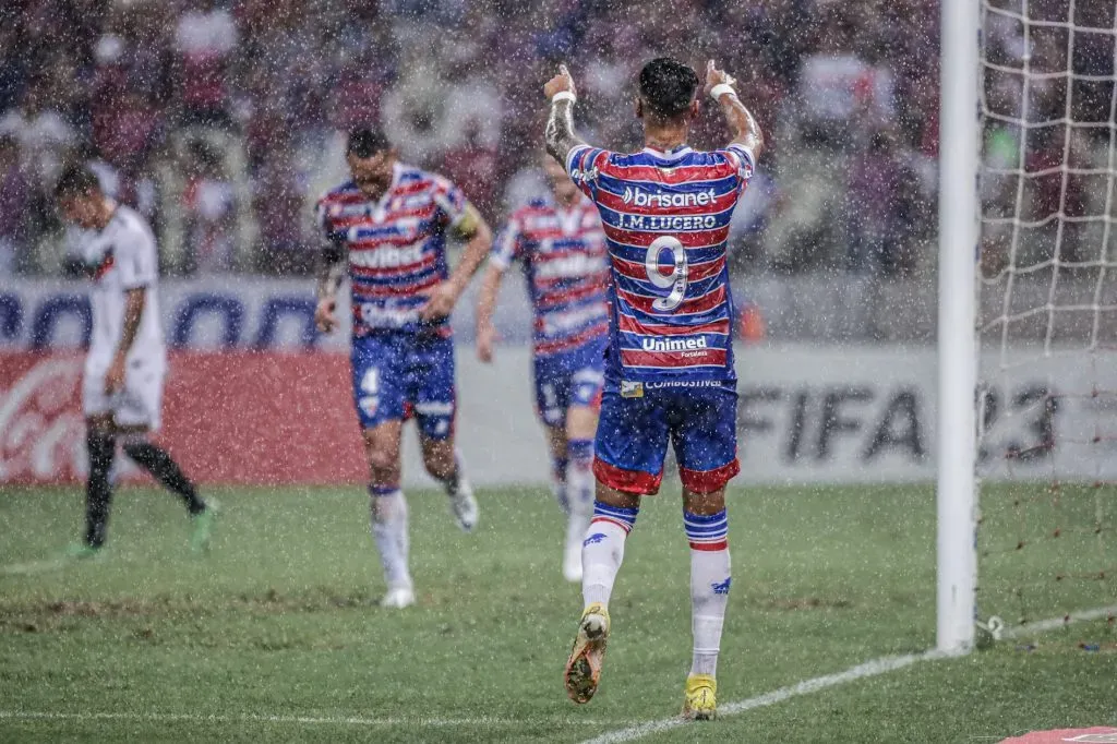 Juan Martín Lucero ha sido un goleador indiscutido en Fortaleza. (Photosport).