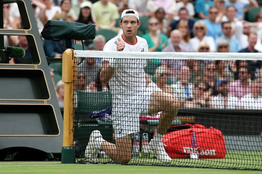 Nicolás Jarry asoma para ser cabeza de serie en Wimbledon 2024 (Getty Images)