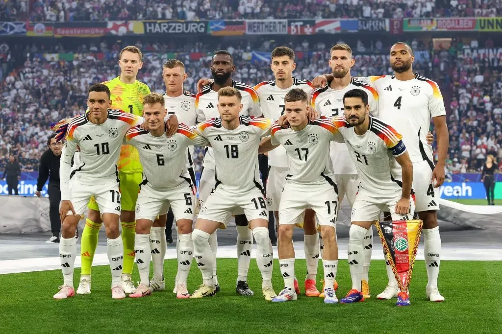 Alemania intentará dejar en casa la Euro 2024, pero tendrá que superar una dura llave de octavos de final ante Dinamarca. Foto: IMAGO.