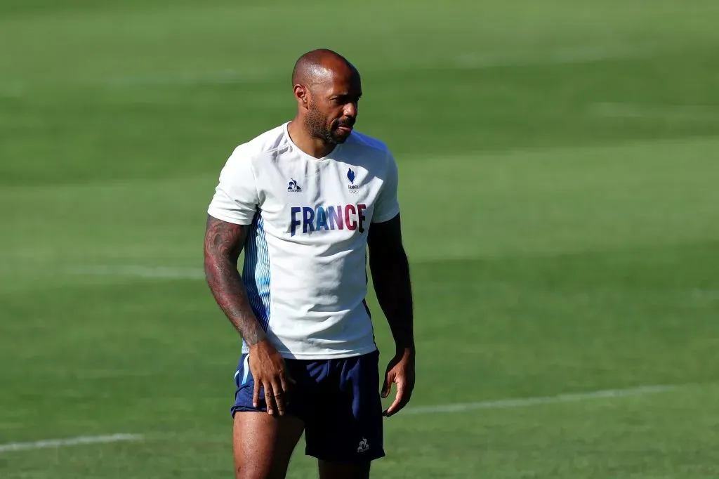 Thierry Henry es el técnico de Francia en los Juegos Olímpicos. Imagen: Getty.