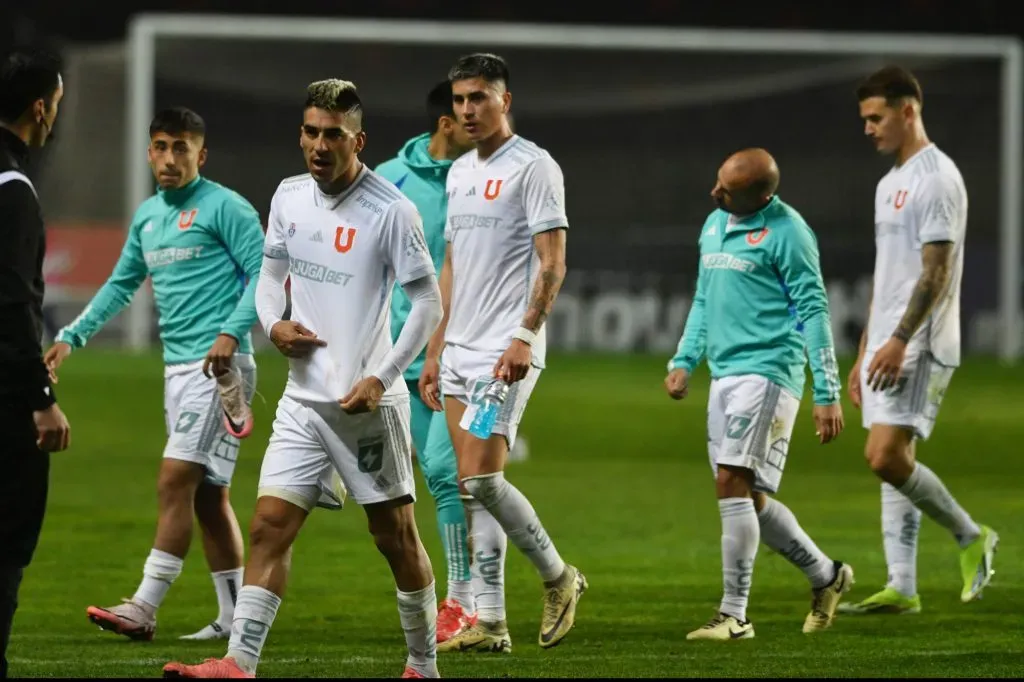 Jorge Valdivia reacciona tras la derrota de la U contra Audax.