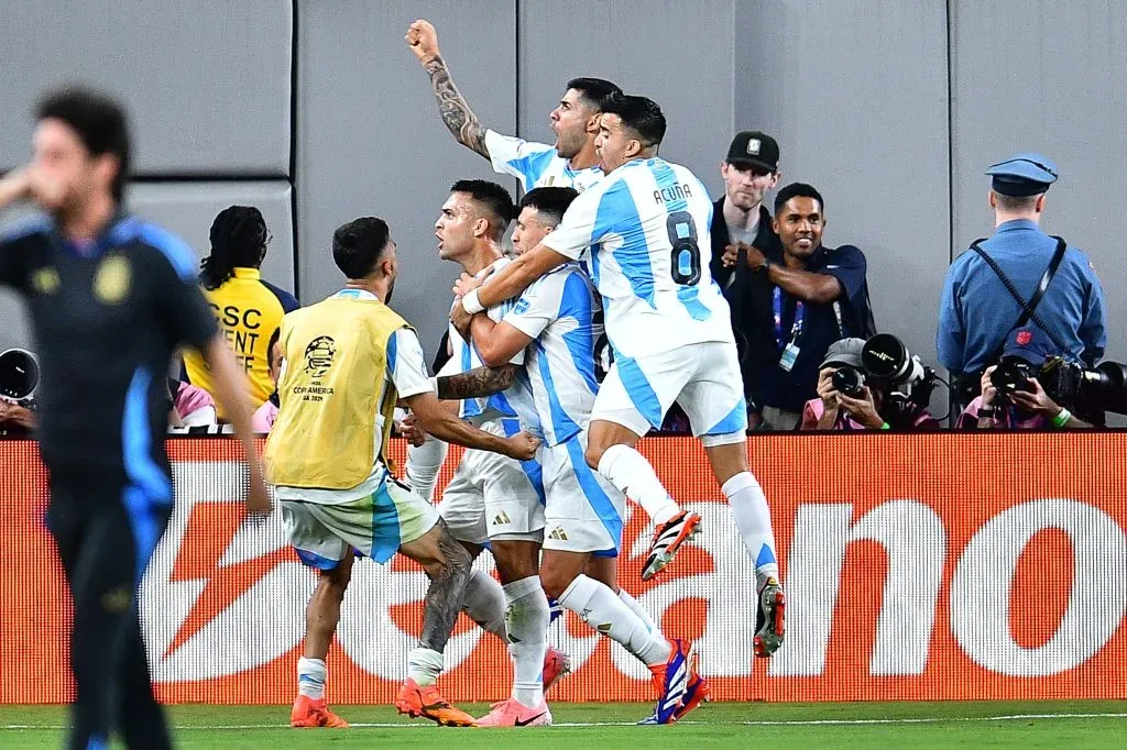 Argentina le ganó a Chile en la Copa América. Foto: Adrian Macias/Mexsport/Photosport