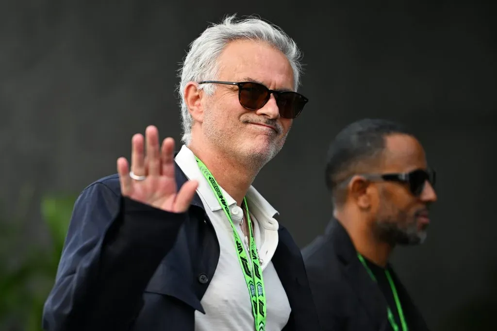 José Mourinho fotografiado en el Gran Premio de Arabia Saudita, la segunda fecha de la F1 2024. (Rudy Carezzevoli/Getty Images).