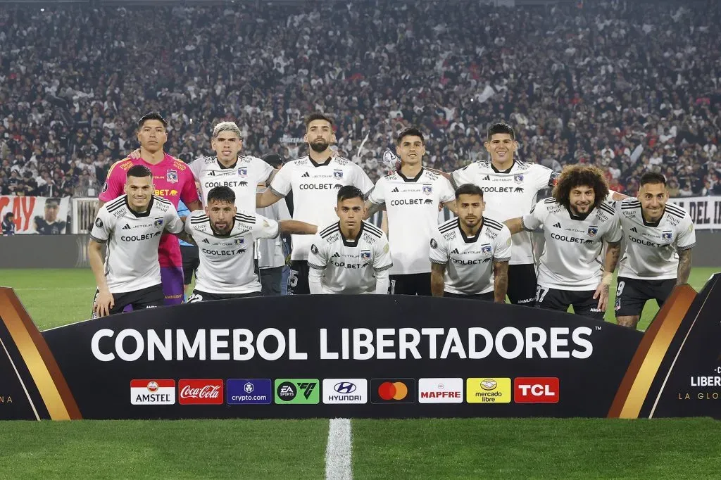 Colo Colo en la ida ante Junior.