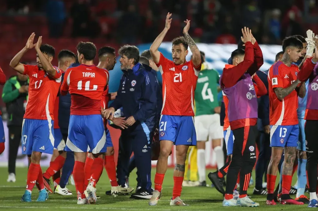 Chile no pudo con Bolivia. Foto: Andres Pina/Photosport