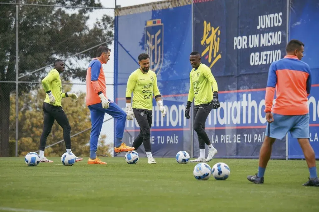 Ecuador tomó nuevas medidas de seguridad en su entrenamiento. Foto: LaTri