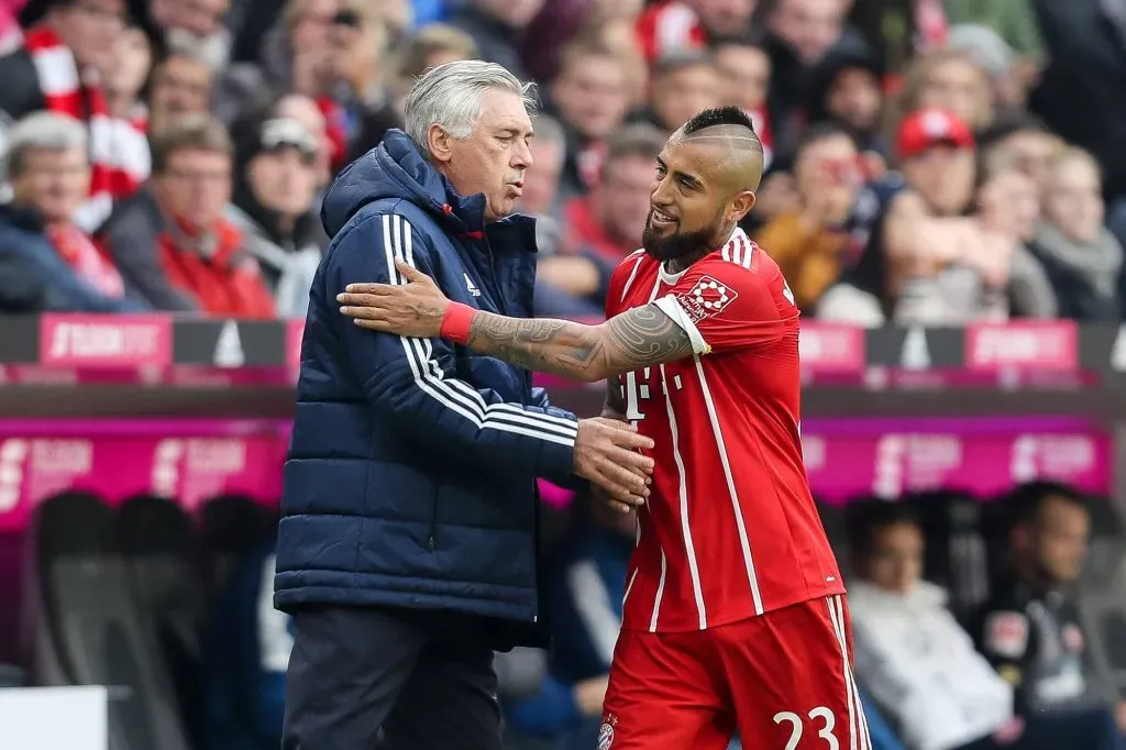 Arturo Vidal quiere ser el Carlo Ancelotti chileno.
