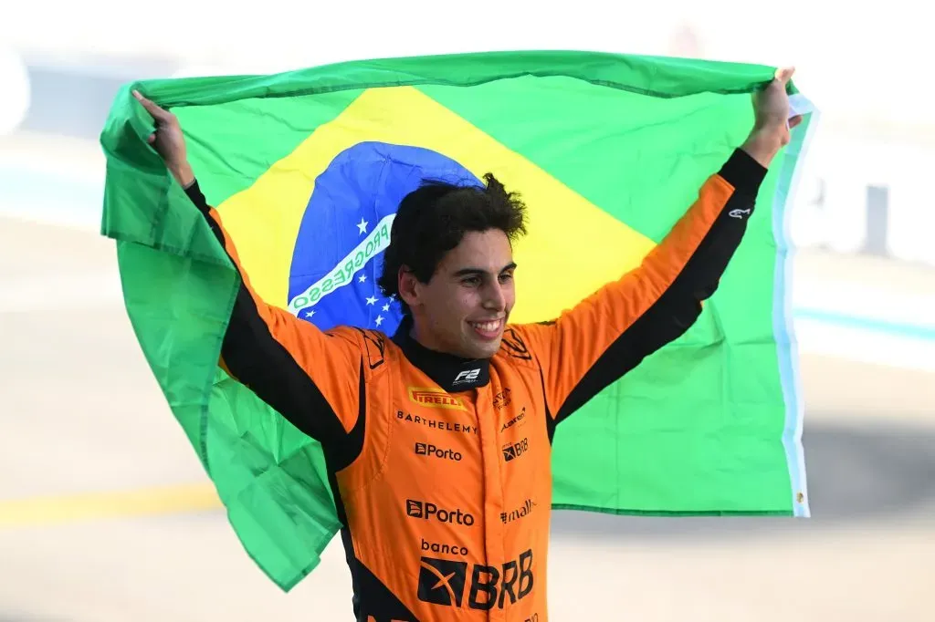 Gabriel Bortoleto celebra (Getty Images)