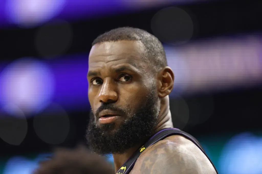 LeBron James de los Lakers (Getty Images).