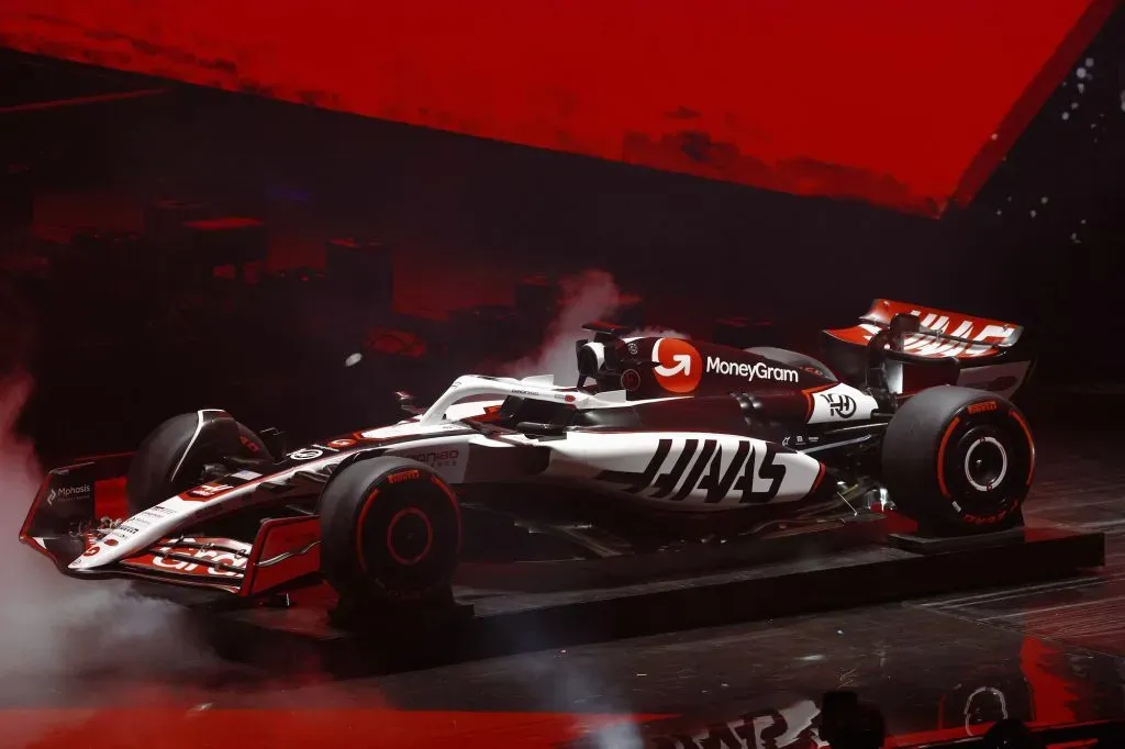 Haas durante F1 75 Live en The O2 Arena (Getty Images).