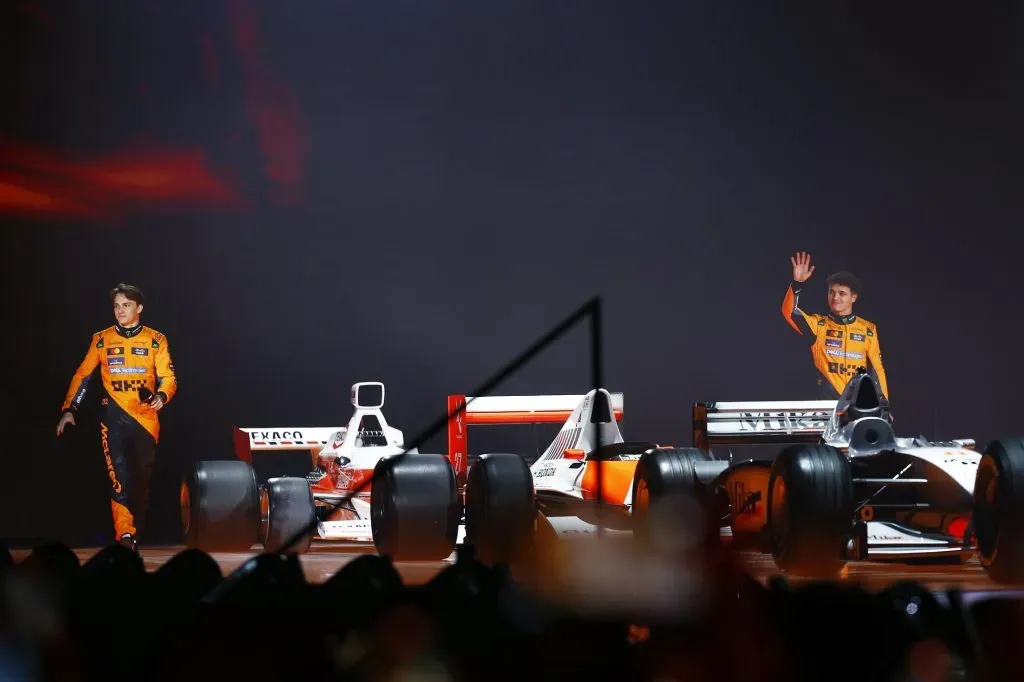 McLaren durante F1 75 Live en The O2 Arena (Getty Images).