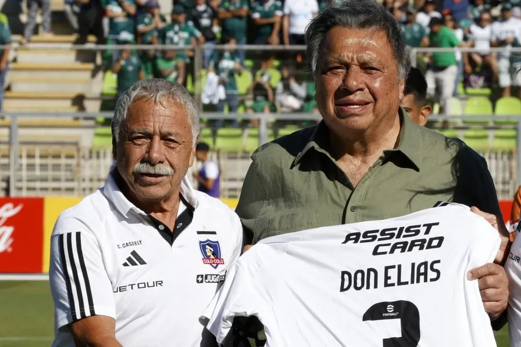 Carlos Caszely junto a Elías Figueroa este año en Valparaíso