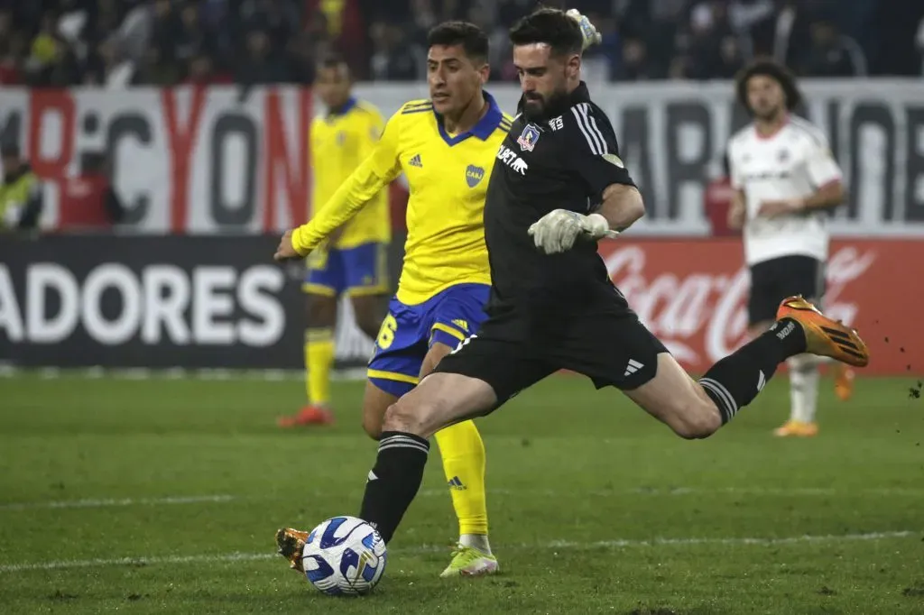 Tuto De Paul contra Boca por Copa Libertadores con Colo Colo.
