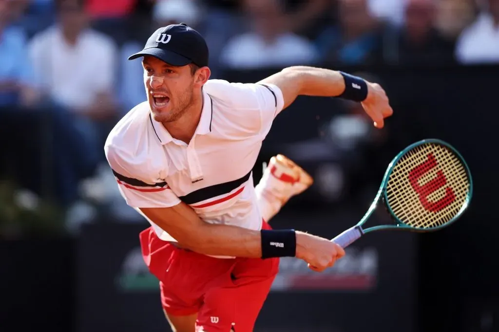 Nicolás Jarry en el Masters 1000 de Roma 2024 (Getty Images).