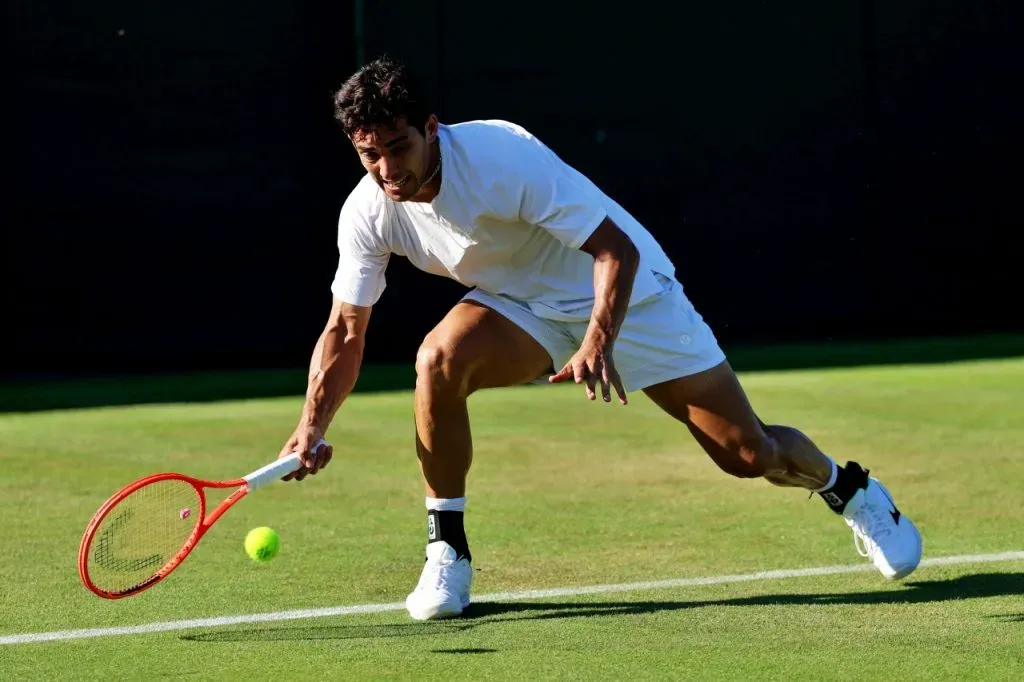 Cristian Garin avanzó a segunda ronda de Wimbledon (Getty Images)