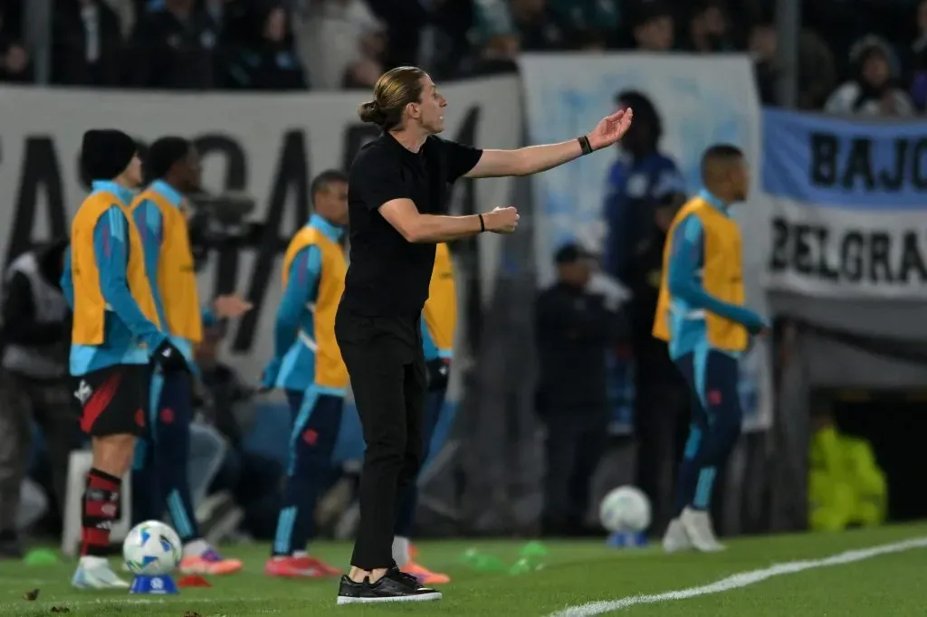Filipe Luis, entrenador de Flamengo.