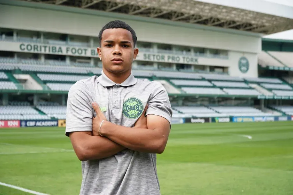 Kaio César volta ao Coritiba. Foto: Site Oficial Coritiba/Divulgação