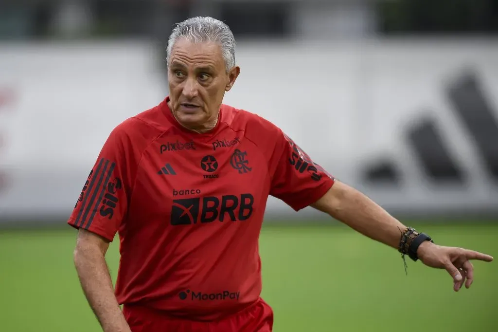 Tite aprova folga prolongada no Flamengo. Foto: Twitter Oficial CR Flamengo/Marcelo Cortes