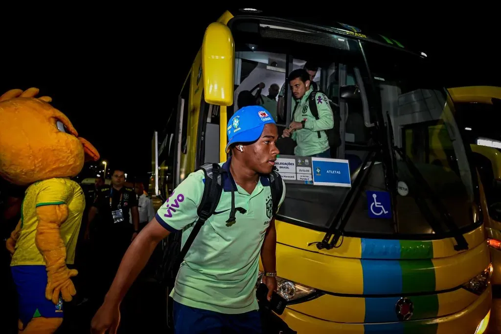 O jovem do Palmeiras ingressou apenas no segundo tempo (Foto: Staff Images / CBF / Divulgação)