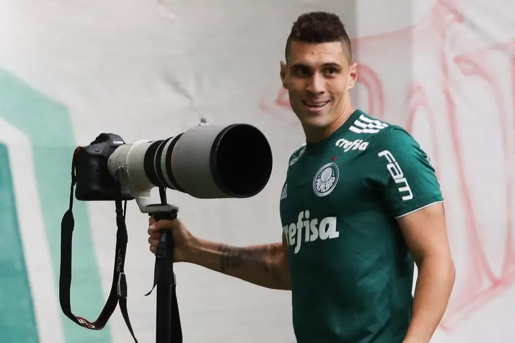 Moisés em ação pelo Palmeiras. (Photo by Alexandre Schneider/Getty Images)