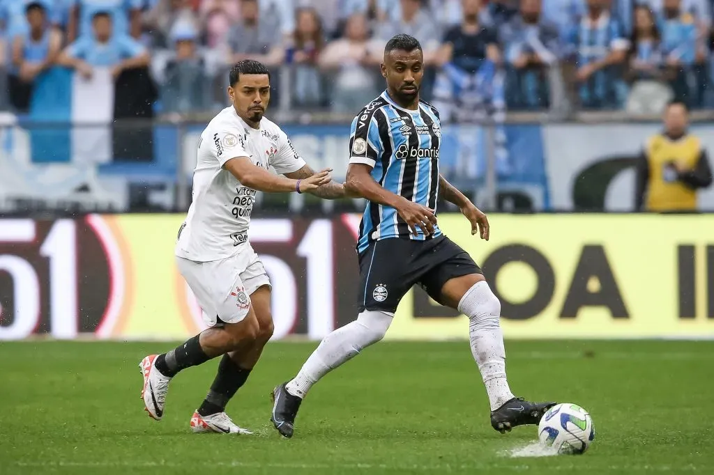 Bidu em ação pelo Corinthians. (Photo by Pedro H. Tesch/Getty Images)