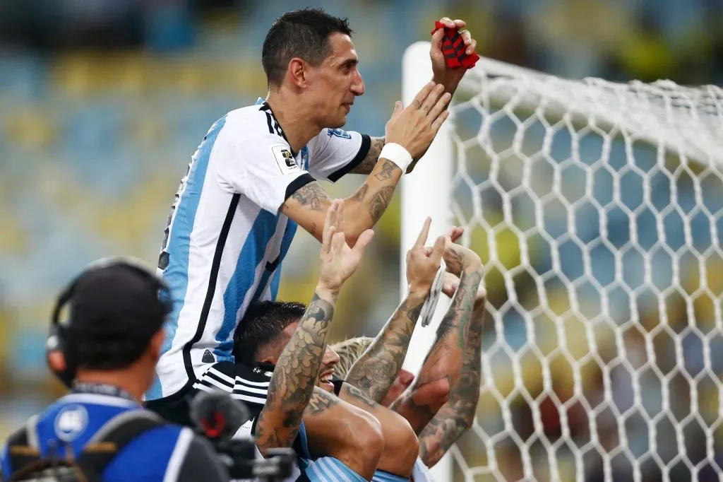 Di Maria pela Argentina. (Photo by Wagner Meier/Getty Images)