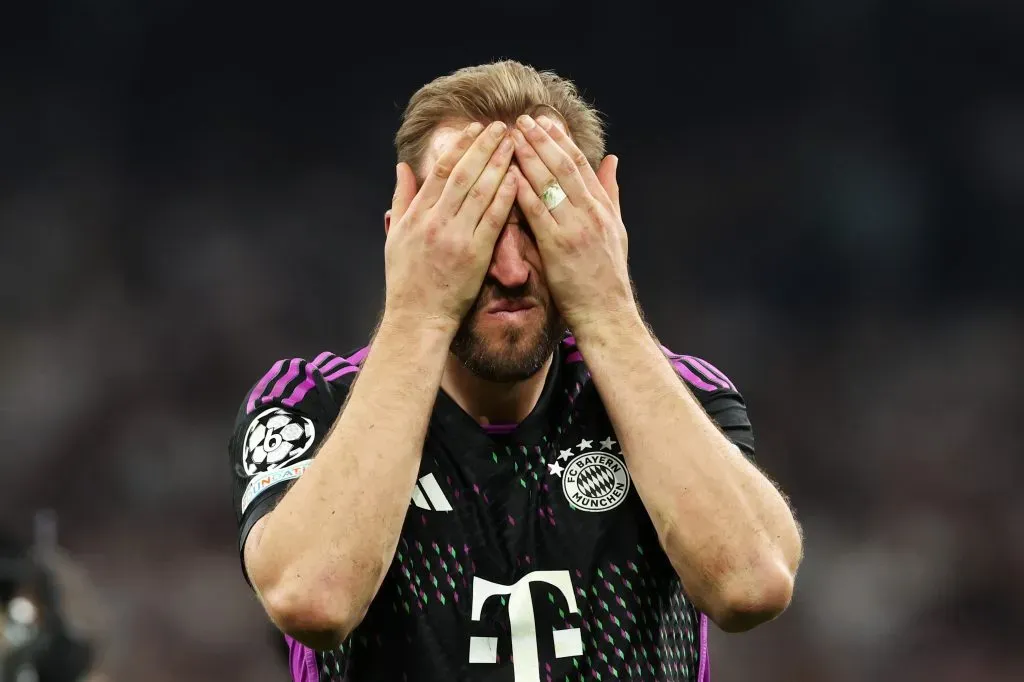 Kane em ação pelo Bayern. (Photo by Alexander Hassenstein/Getty Images)