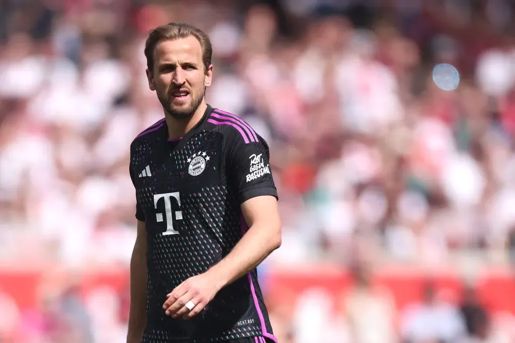 Kane em atuação pelo Bayern. Foto: Alex Grimm/Getty Images