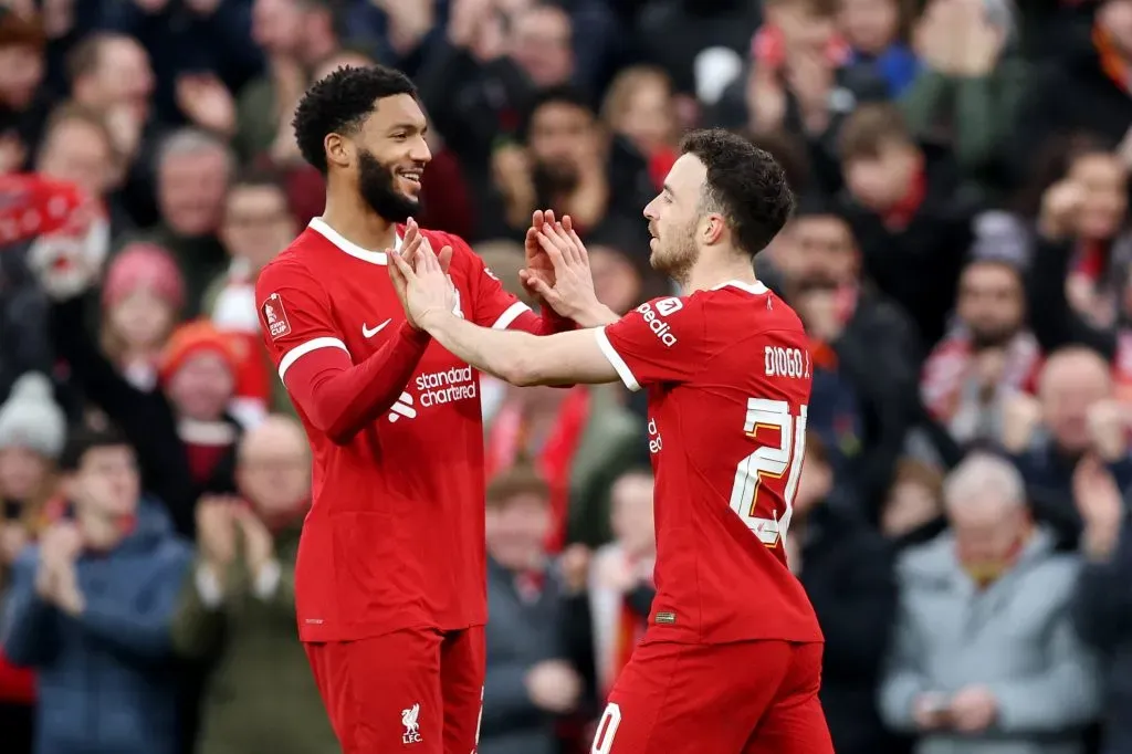 Diogo Jota of Liverpool . (Photo by Clive Brunskill/Getty Images)